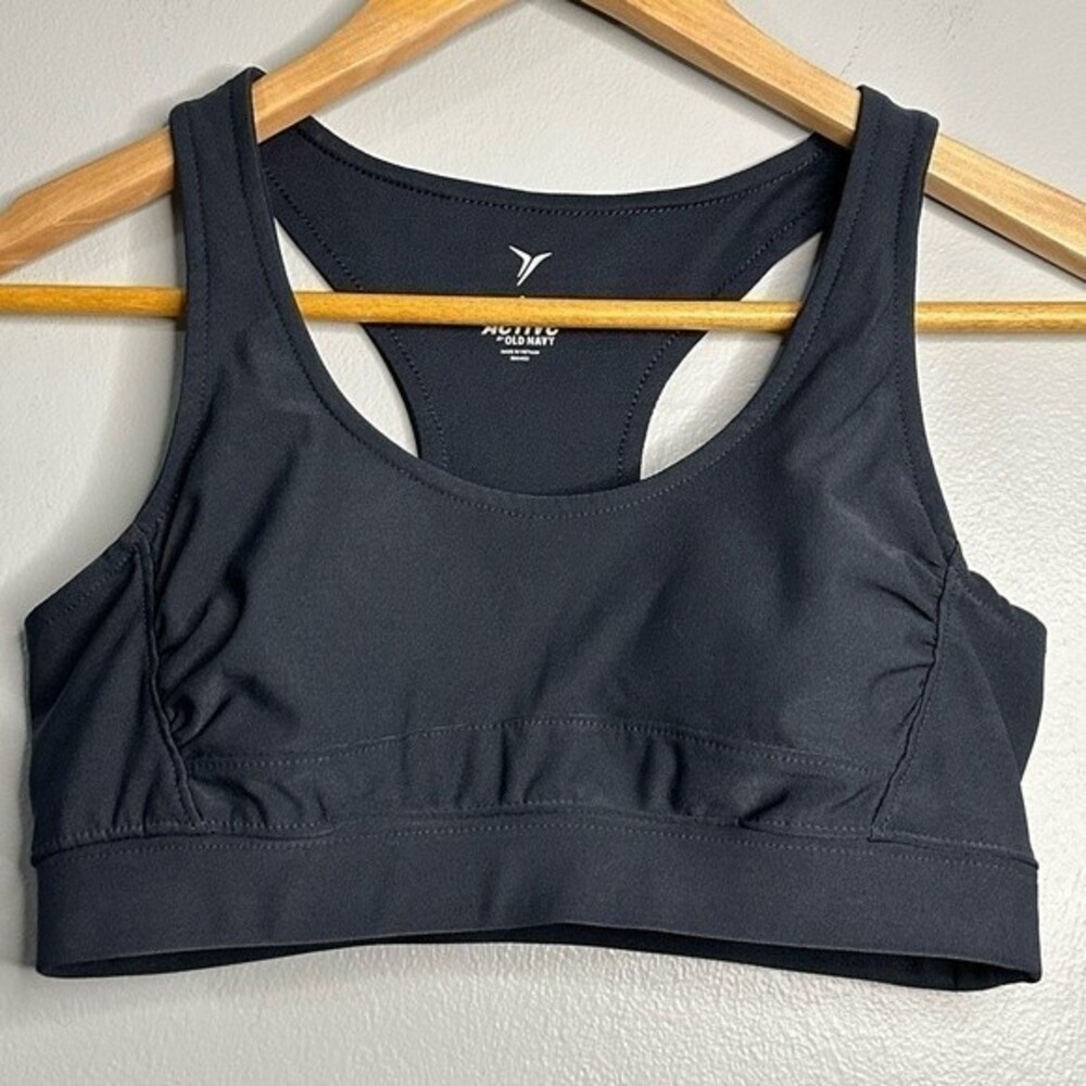 Active by Old Navy Women’s size Small black Racerback Sports Bra 201B5
